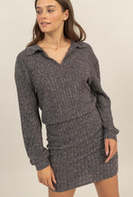 Load image into Gallery viewer, Dark Grey Mini Dress