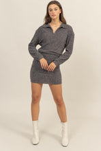 Load image into Gallery viewer, Dark Grey Mini Dress