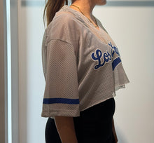 Load image into Gallery viewer, Grey LA lace V-Neck Jersey