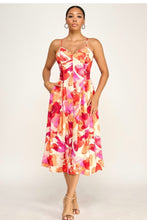 Load image into Gallery viewer, Coral Pink Midi Dress
