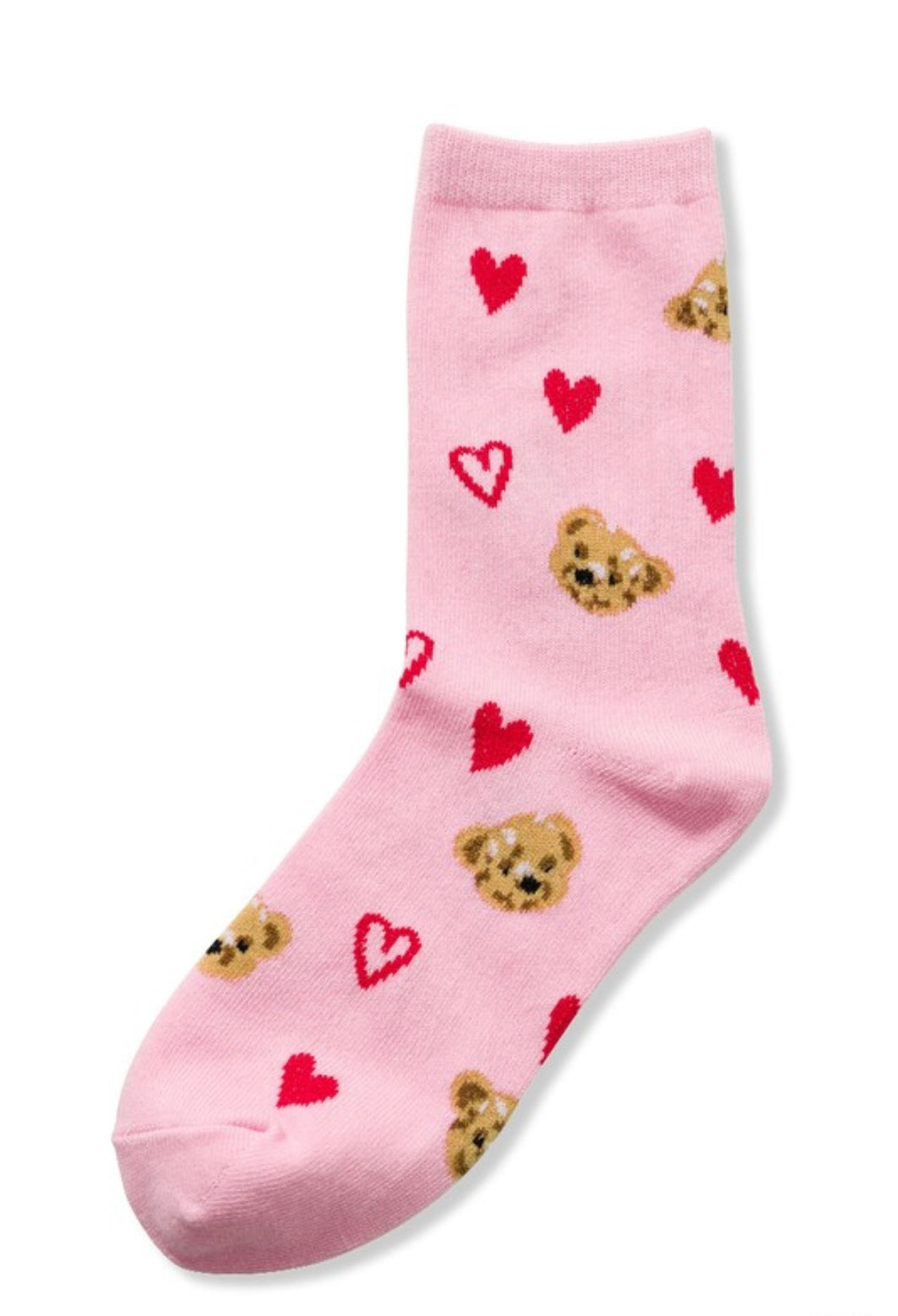 Heart Bear Socks