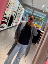 Load image into Gallery viewer, Karol Heather Grey Cardigan
