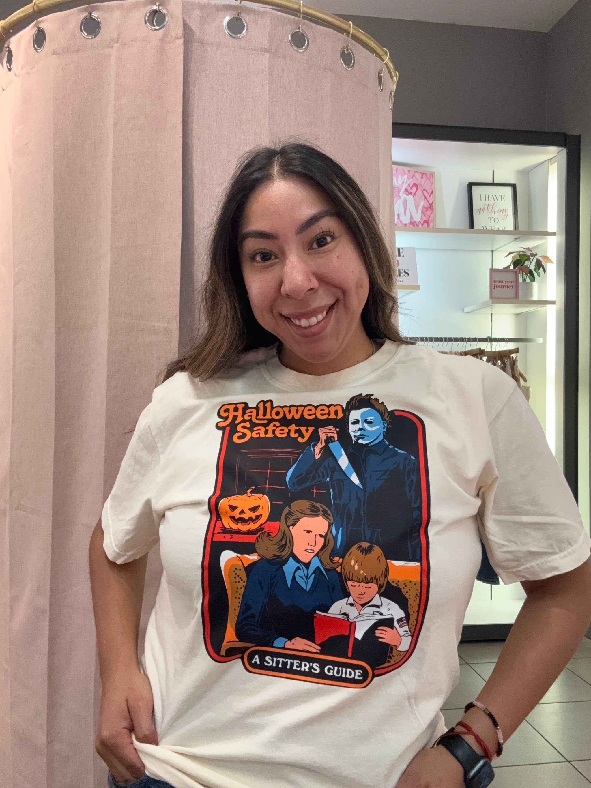 【レア新品未使用】HELLOWEEN STAY SAFE!! Tシャツ Lサイズ Halloween Safety Tee – Karolina's Boutique