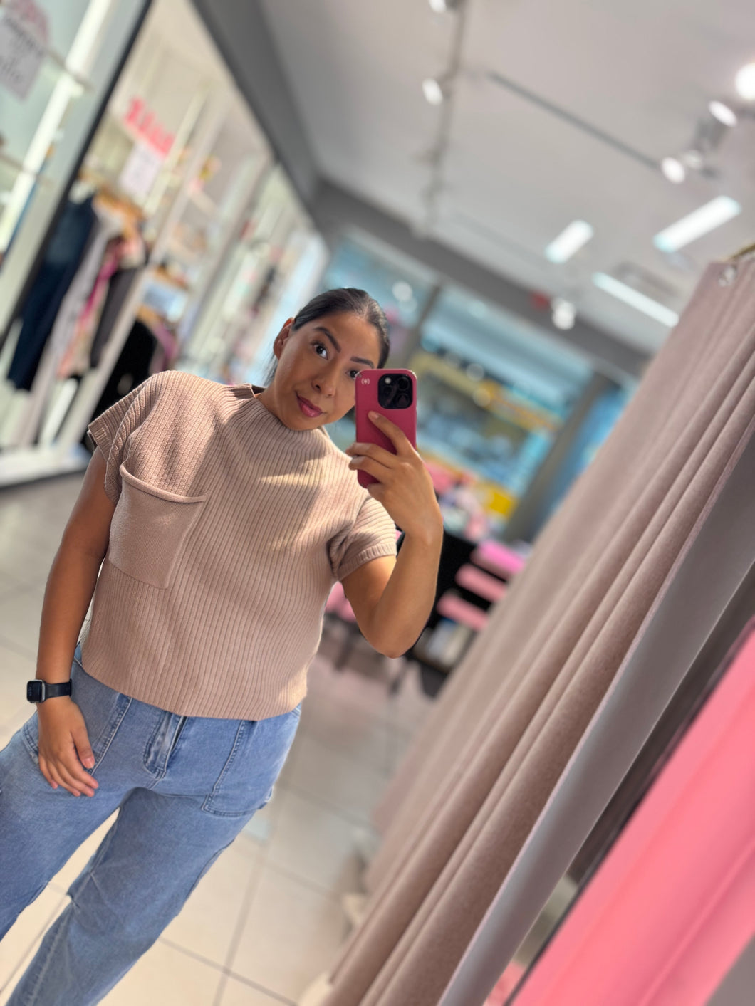 Soft Taupe Top