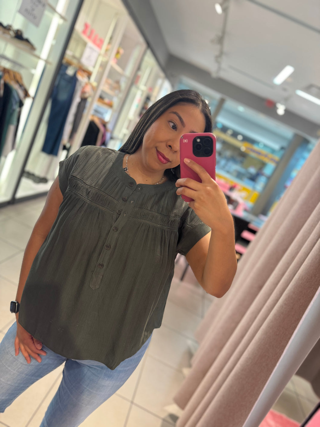 Olive Muse Top