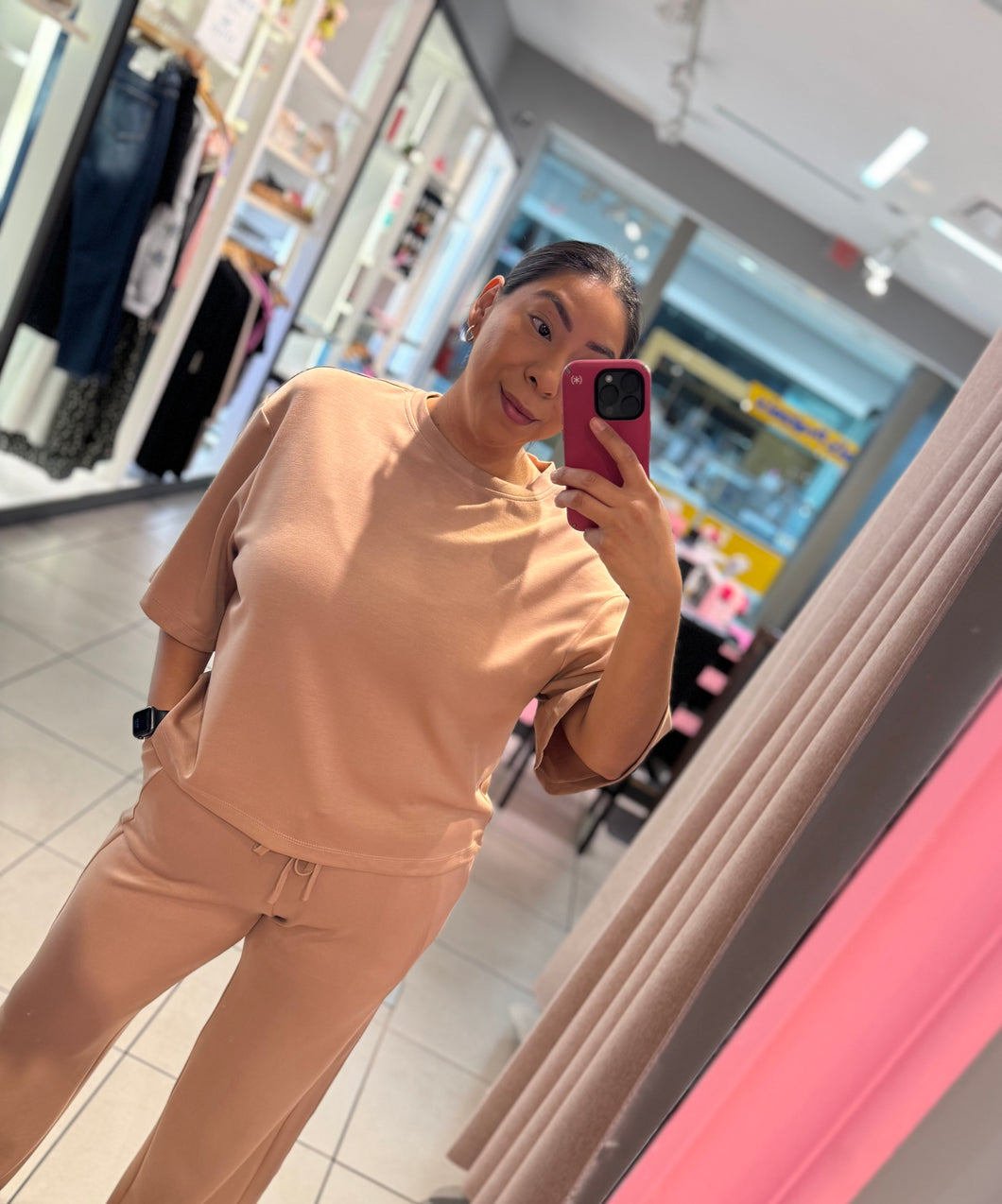 Taupe Luxe Top