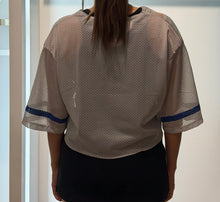 Load image into Gallery viewer, Grey LA lace V-Neck Jersey
