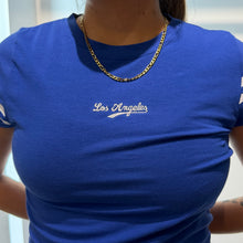 Load image into Gallery viewer, Blue LA Baby Tee
