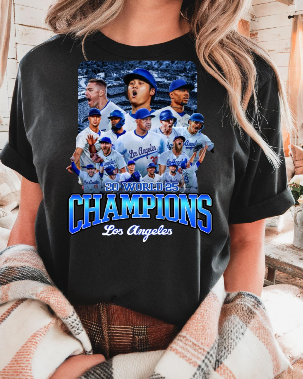 Champions 2025 Black T-shirt