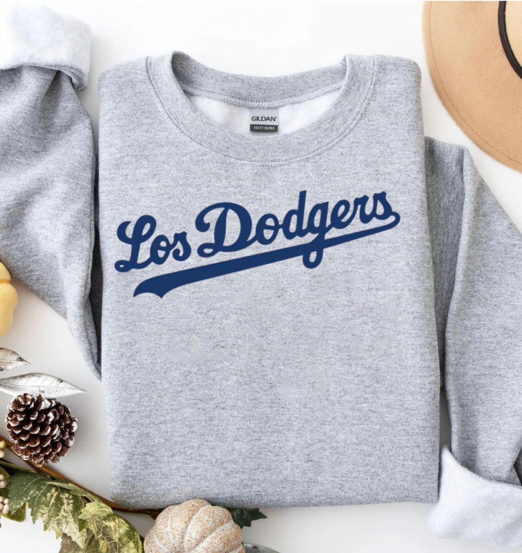 Los Dodgers Grey Sweatshirt