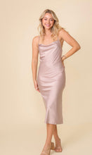 Load image into Gallery viewer, Satin Midi Dress
